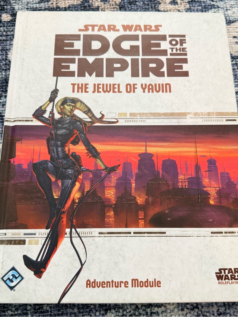 Star Wars Edge of the Empire: The Jewel of Yavin - White & Orange Cover